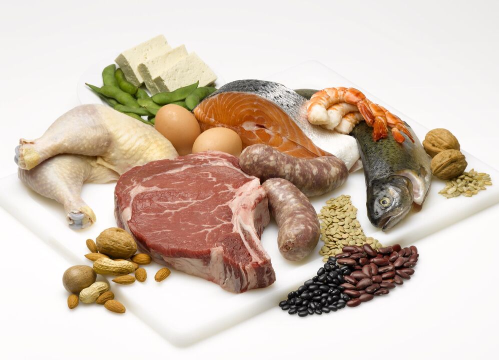 La dieta proteica si basa sul consumo di alimenti contenenti proteine. 